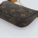 LOUIS VUITTON Monogram Mini Pochette Accessoires Pouch N41667 LV Auth BA13784A-15