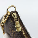 LOUIS VUITTON Monogram Mini Pochette Accessoires Pouch N41667 LV Auth BA13784A-10