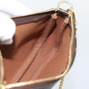 LOUIS VUITTON Monogram Mini Pochette Accessoires Pouch N41667 LV Auth BA13784A-19