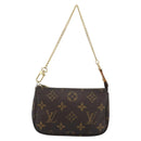 LOUIS VUITTON Monogram Mini Pochette Accessoires Pouch N41667 LV Auth BA13784A-13