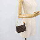 LOUIS VUITTON Monogram Mini Pochette Accessoires Pouch N41667 LV Auth BA13784A-21