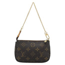 LOUIS VUITTON Monogram Mini Pochette Accessoires Pouch N41667 LV Auth BA13784A-2