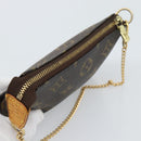 LOUIS VUITTON Monogram Mini Pochette Accessoires Pouch N41667 LV Auth BA13784A-6