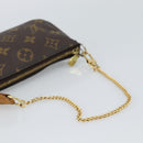LOUIS VUITTON Monogram Mini Pochette Accessoires Pouch N41667 LV Auth BA13784A-7
