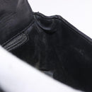 CHANEL Matelasse Waist Bag Lamb Skin Black Gold CC Auth BA13785A-23