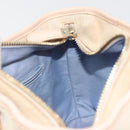 Salvatore Ferragamo Hand Bag Suede 2way Beige Gold Auth BA13787A-20