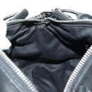 Miu Miu Hand Bag Leather 2way Black Silver Auth BA13790V-23