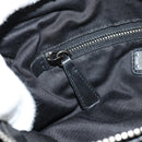 Miu Miu Hand Bag Leather 2way Black Silver Auth BA13790V-24