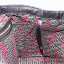 GUCCI Newbrit Tote Bag Leather Black Gold 162094 Auth BA13791V-18