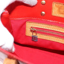LOUIS VUITTON Monogram Vernis Reade PM Handtas Rood Rouge M91088 LV Auth BA13792-21