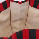VALENTINO Chain Tote Bag Canvas Red Gold Auth BA13793A-17