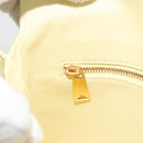 BOTTEGA VENETA INTRECCIATO Shoulder Bag Leather Cream Gold Auth BA13794V-20