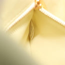 BOTTEGA VENETA INTRECCIATO Shoulder Bag Leather Cream Gold Auth BA13794V-23