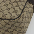 GUCCI GG Supreme Shoulder Bag PVC Beige Gold 211107 Auth BA13796A-10