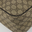 GUCCI GG Supreme Shoulder Bag PVC Beige Gold 211107 Auth BA13796A-11