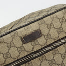 GUCCI GG Supreme Shoulder Bag PVC Beige Gold 211107 Auth BA13796A-14