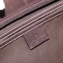 GUCCI GG Supreme Shoulder Bag PVC Beige Gold 211107 Auth BA13796A-16
