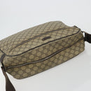 GUCCI GG Supreme Shoulder Bag PVC Beige Gold 211107 Auth BA13796A-6