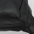 Gianni Versace Backpack Leather Black Gold Auth BA13798-10