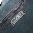 Gianni Versace Backpack Leather Black Gold Auth BA13798-19