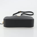 VERSACE Shoulder Bag Leather Black Gold Auth BA13799V-5