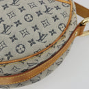 LOUIS VUITTON Monogram Mini Jeanne GM Shoulder Bag Blue M92000 LV Auth BA13801-15