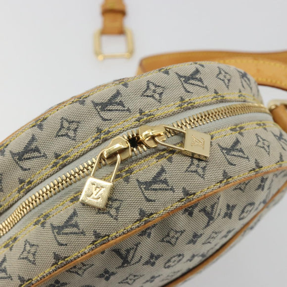 LOUIS VUITTON Monogram Mini Jeanne GM Shoulder Bag Blue M92000 LV Auth BA13801