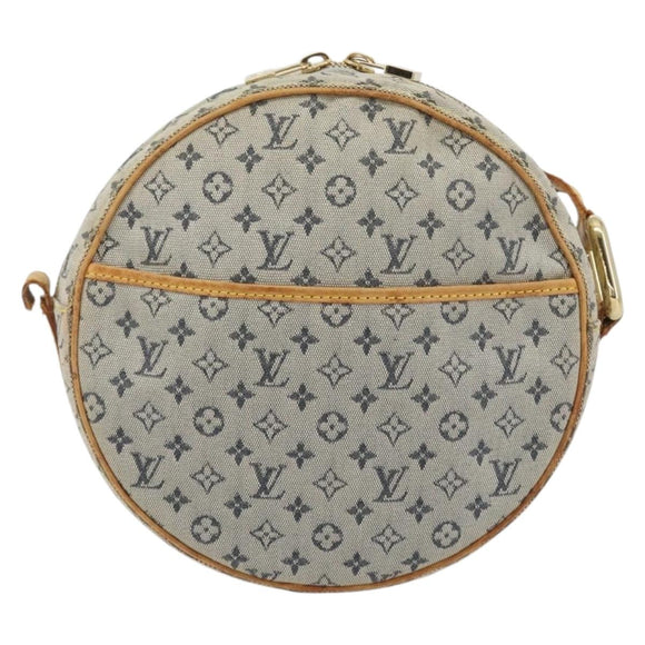 LOUIS VUITTON Monogram Mini Jeanne GM Shoulder Bag Blue M92000 LV Auth BA13801
