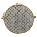 LOUIS VUITTON Monogram Mini Jeanne GM Shoulder Bag Blue M92000 LV Auth BA13801-2