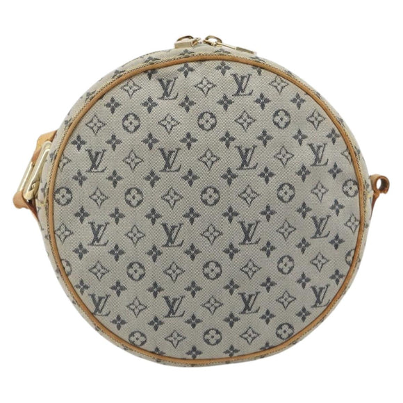 LOUIS VUITTON Monogram Mini Jeanne GM Shoulder Bag Blue M92000 LV Auth BA13801
