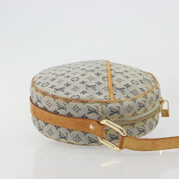 LOUIS VUITTON Monogram Mini Jeanne GM Shoulder Bag Blue M92000 LV Auth BA13801
