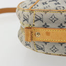 LOUIS VUITTON Monogram Mini Jeanne GM Shoulder Bag Blue M92000 LV Auth BA13801-5