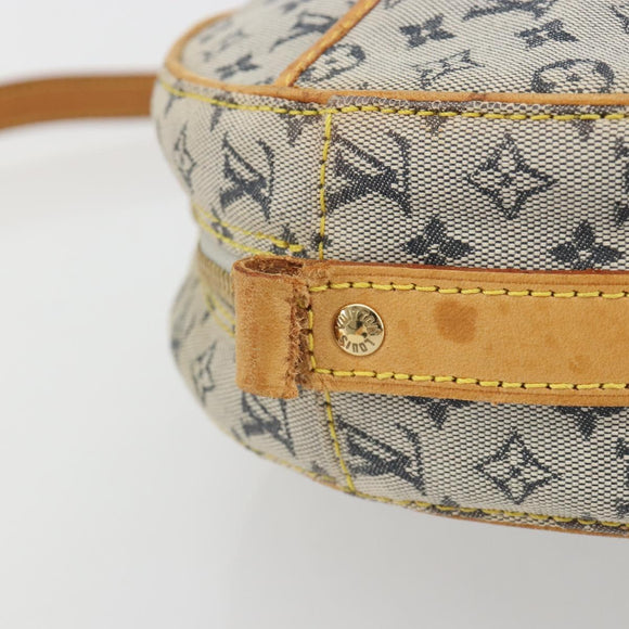 LOUIS VUITTON Monogram Mini Jeanne GM Shoulder Bag Blue M92000 LV Auth BA13801
