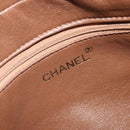 CHANEL Matelasse Shoulder Bag Lamb Skin Beige Gold CC Auth BA13808A-21
