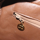 CHANEL Matelasse Shoulder Bag Lamb Skin Beige Gold CC Auth BA13808A-24