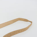 CHANEL Matelasse Shoulder Bag Lamb Skin Beige Gold CC Auth BA13808A-14