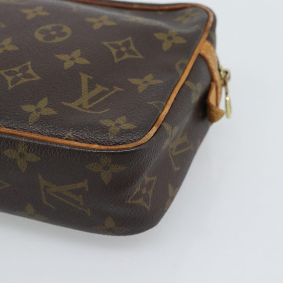 LOUIS VUITTON Monogram Compiegne 23 Clutch Bag M51847 LV Auth BA13810