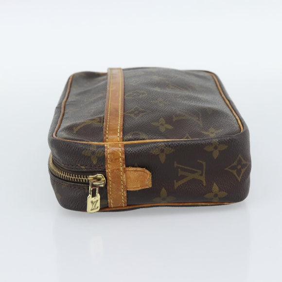 LOUIS VUITTON Monogram Compiegne 23 Clutch Bag M51847 LV Auth BA13810