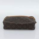 LOUIS VUITTON Monogram Compiegne 23 Clutch Bag M51847 LV Auth BA13810-7