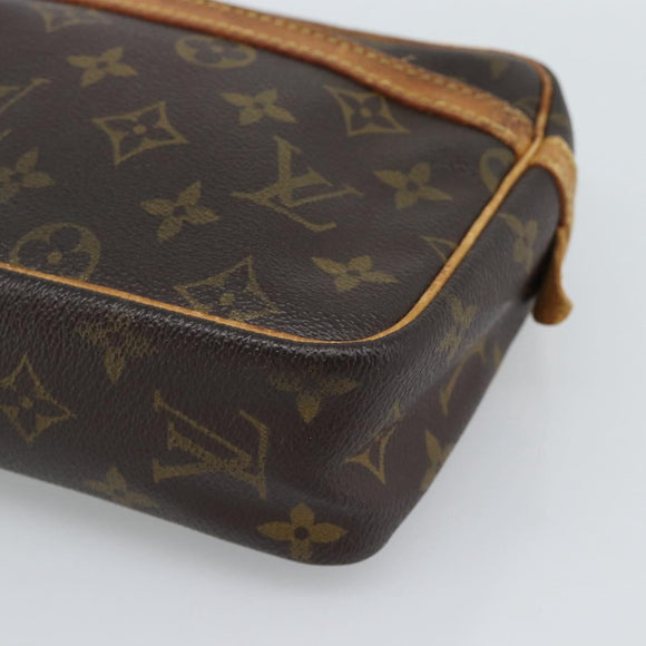 LOUIS VUITTON Monogram Compiegne 23 Clutch Bag M51847 LV Auth BA13810