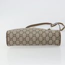 GUCCI GG Plus Supreme Shoulder Bag PVC Beige Gold Auth BA13812-5