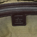 FENDI Zucca Canvas Mamma Baguette Shoulder Bag Brown Black Auth BA13813V-21