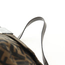 FENDI Zucca Canvas Mamma Baguette Shoulder Bag Brown Black Auth BA13813V-14