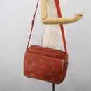 LOUIS VUITTON LOUIS VUITTON Cup Calvi Bag Red Aboganie M80028 LV Auth BA13815A-22