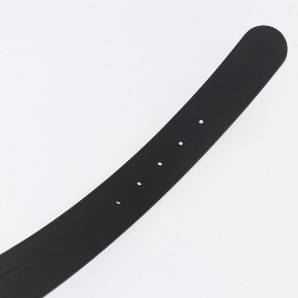 GUCCI GG Supreme Interlocking G Belt PVC 37.4"" Black 703147 Auth BA13819V