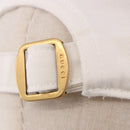 GUCCI Cap Cotton S White Auth BA13820V-7