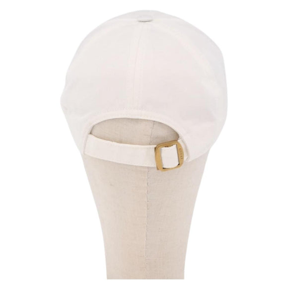 GUCCI Cap Cotton S White Auth BA13820V