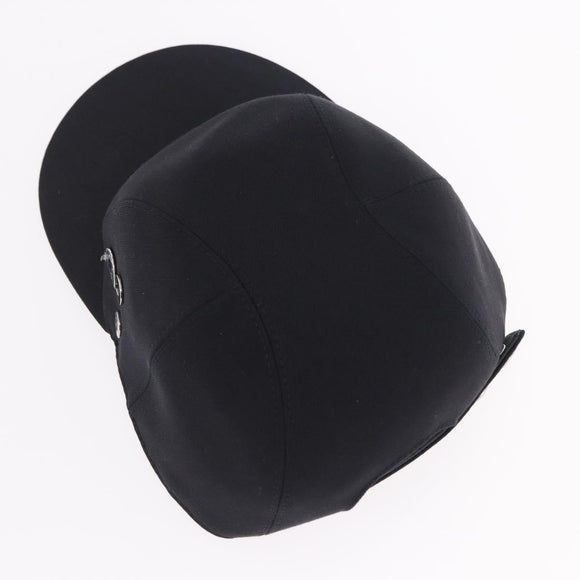 HERMES Casquette Cap Wool Ardoise Auth BA13821M