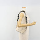 Stella MacCartney Shoulder Bag Leather Ivory Gold Auth BA13823-21