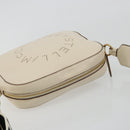Stella MacCartney Shoulder Bag Leather Ivory Gold Auth BA13823-6